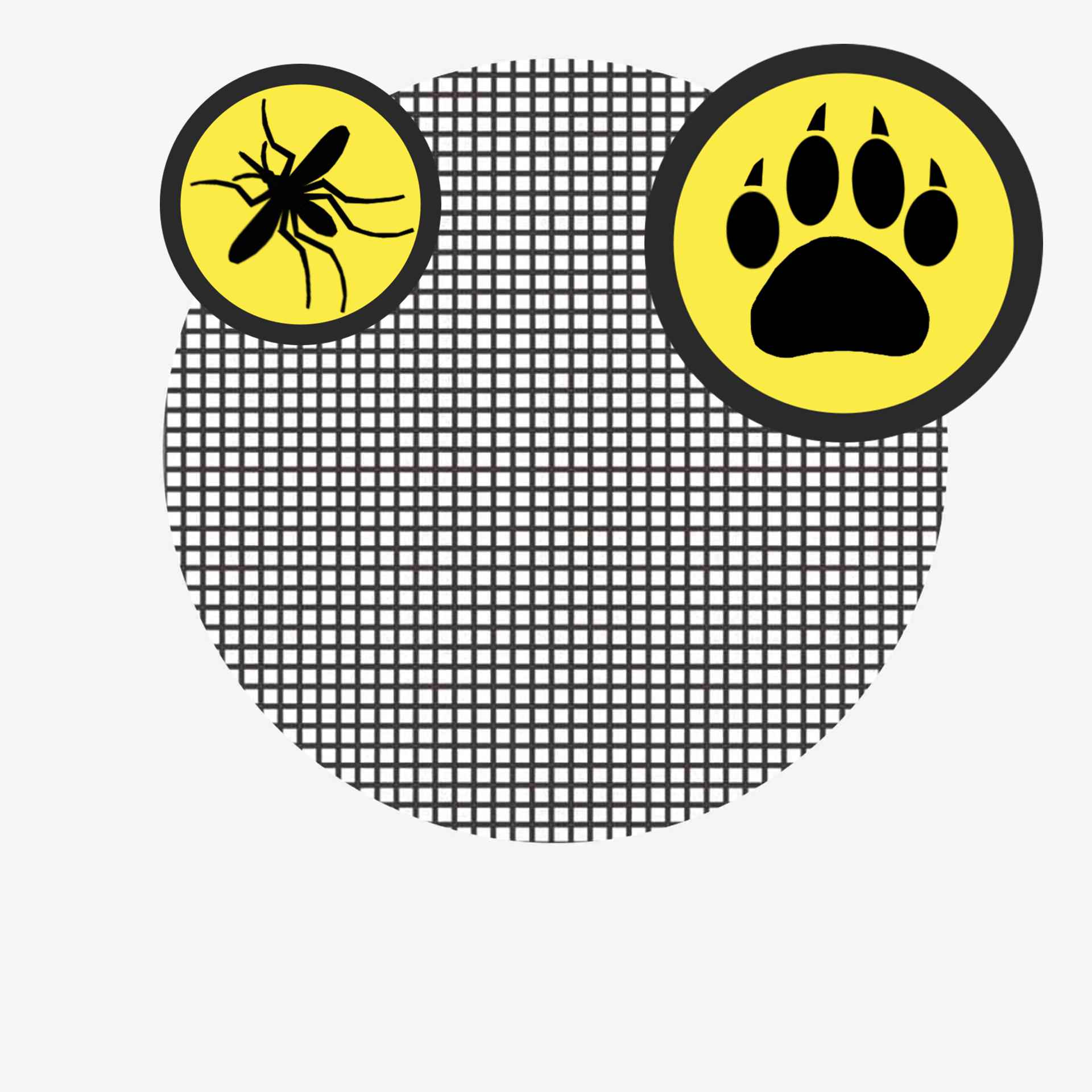 ein Stoffmuster vom WinClip Pet Screen